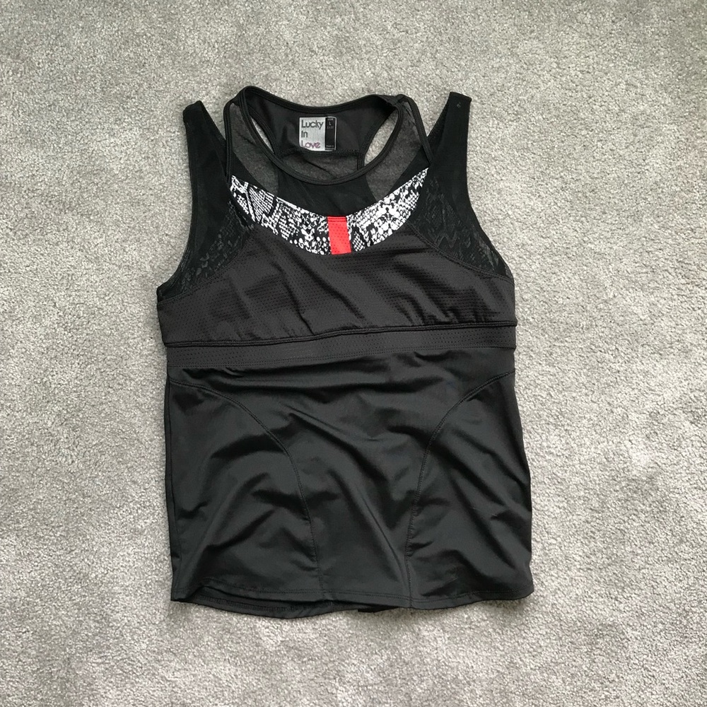 Lucky in Love Sports Tanktop
